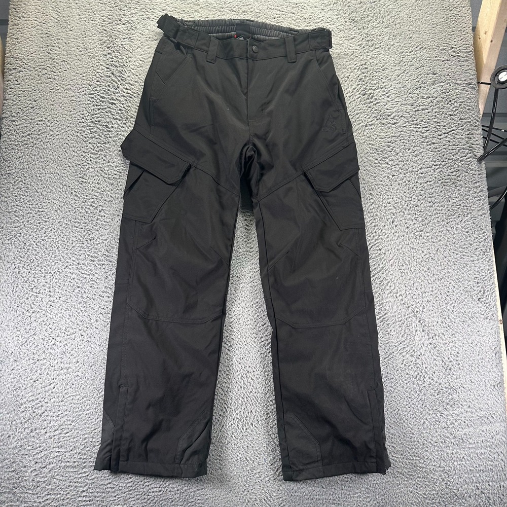 Gerry Snow Pant Men L Black Polyester Fleece-Lined Straight Snowboarding Stretch